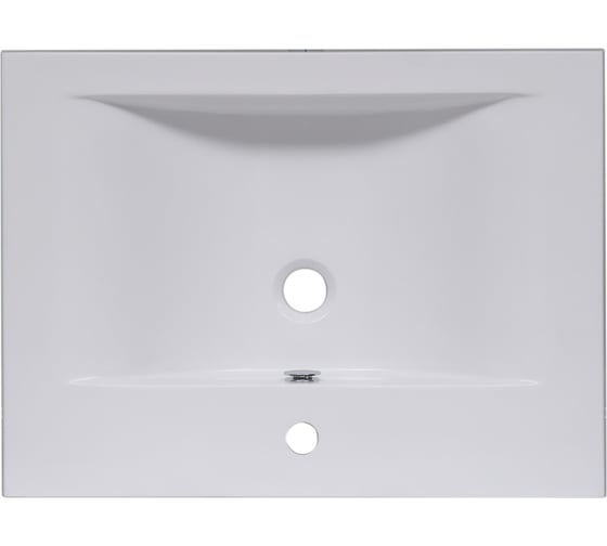 Раковина-столешница Aquanet Корвет Лаконика R-65 см белая 00141667