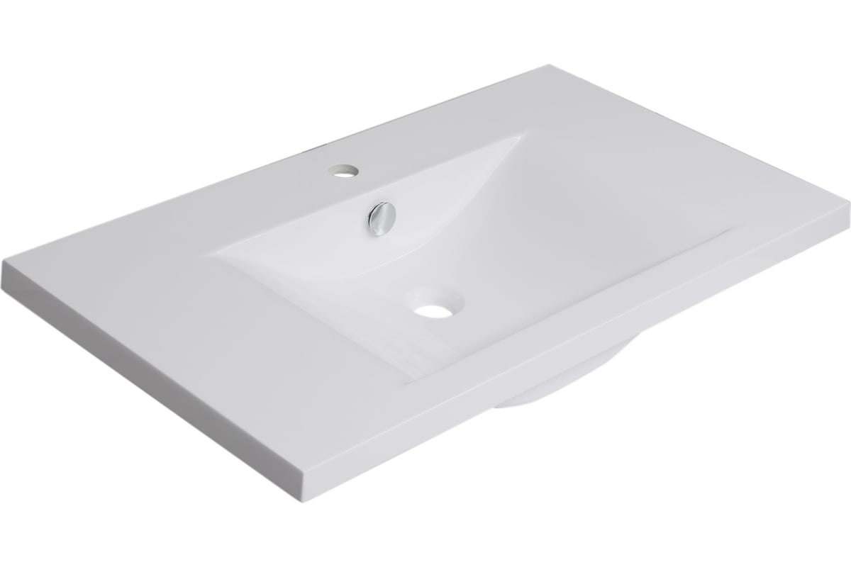 Раковина-столешница Aquanet Корвет Лаконика R-85 см белая 00141669 ...
