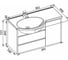 Раковина-столешница Aquanet Лайн 90 L Marmite Pernilla 00165033 4