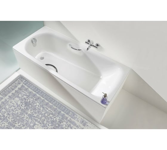 Стальная ванна KALDEWEI SANIFORM PLUS STAR 336 170x75x41 см, с отверстиями для ручек, 3.5 мм 133600010001