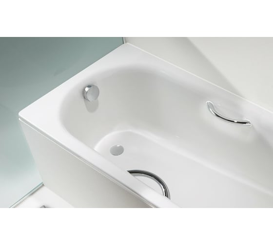Стальная ванна KALDEWEI SANIFORM PLUS STAR 336 170x75x41 см, Easy Clean, с отверстиями для ручек, 3.5 мм 133600013001