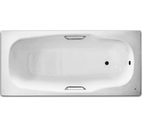 Стальная ванна BLB ATLANTICA 180x80 см, с отверстиями для ручек B80A handles