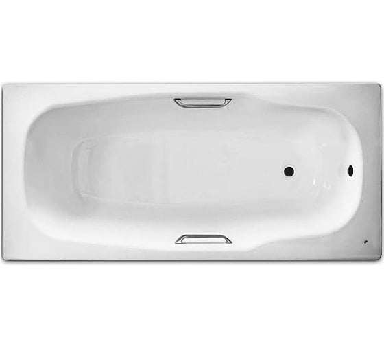 Стальная ванна BLB ATLANTICA 180x80 см, с отверстиями для ручек B80A handles