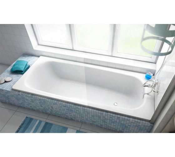 Стальная ванна BLB UNIVERSAL HG с шумоизоляцией, 150x70 см, 3.5 мм B50H