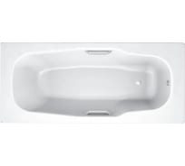 Стальная ванна BLB ATLANTICA HG с шумоизоляцией, 180x80 см, 3.5 мм, с отверстиями для ручек B80J handles
