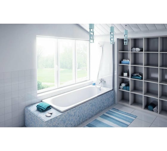 Стальная ванна BLB UNIVERSAL HG с шумоизоляцией, 170x70 см, 3.5 мм B70H