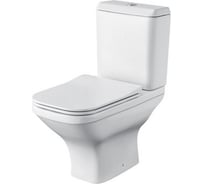 Унитаз-компакт Santek безободковый "Лайн" rimless, softclose, тонкое 1.WH50.1.573 1WH501573