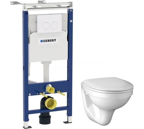 Инсталляция Geberit SET Delta + подвесной унитаз Kolo Idol с сиденьем микролифт M1310002U 458.122.2U.1 00067021