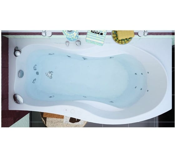 Ванна Aquanet BORNEO R 170x75/90 23 00205284