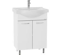 Тумба с раковиной Onika СЕЛИГЕР 60 напольная, белая 106006