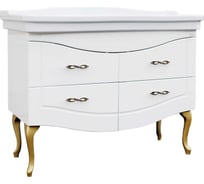 Тумба с раковиной Onika Адель 105 напольная, белая (ум. Модерн 105) 110507