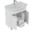 Тумба с раковиной Onika Моника 75 напольная, белая 107501 10