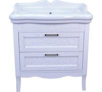 Комплект Azario Тумба CAROLINA 90/2 900х870х500 золото, с раковиной Victorian 90 CS00069427