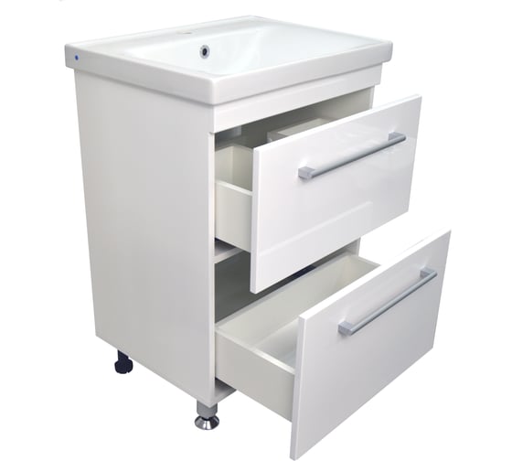 Комплект Loranto: Напольная тумба Модерн 60/2Н 600х850х460, с раковиной Sava 60 2060 CS00071771