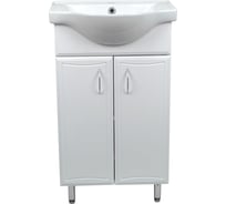 Комплект Loranto: Тумба Коралл 50, с раковиной Basic 50 7050 Турция CS00070573