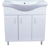 Комплект Loranto: Тумба Коралл-80 800х860х460, с раковиной Basic 80 Турция CS00070578