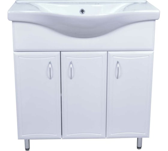 Комплект Loranto: Тумба Коралл-80 800х860х460, с раковиной Basic 80 Турция CS00070578 1