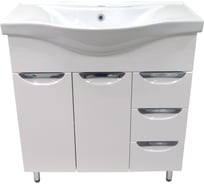 Комплект Loranto: Тумба Стиль-80/3 800х850х460, с раковиной Basic 80 7080 CS00070447