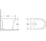 Напольное биде Azario Fretta Round AZ-1217C 00074735 3