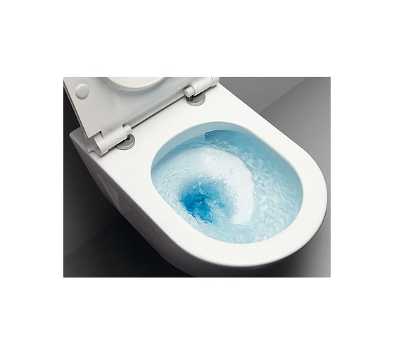 Подвесной унитаз GSI KUBE X 50/F с системой смыва Swirlflush, без крепежа, белый 941611