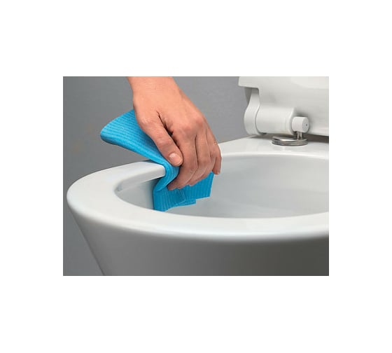 Подвесной унитаз GSI KUBE X 50/F с системой смыва Swirlflush, без крепежа, белый 941611