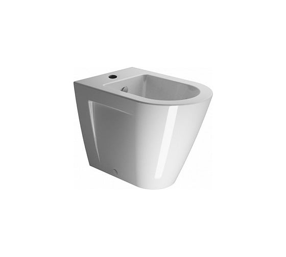 Напольное биде GSI NORM с переливом, белый глянцевый 8662111 1