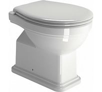 Приставной унитаз GSI CLASSIC со сливом в стену, 54x37.5x41.5 см, белый 871111