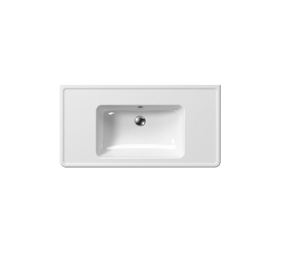 Раковина GSI CLASSIC с 1 отверстием, с переливом, белый глянцевый 8723111 1