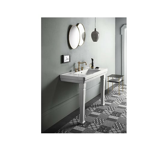 Раковина GSI CLASSIC с 1 отверстием, с переливом, белый глянцевый 8723111