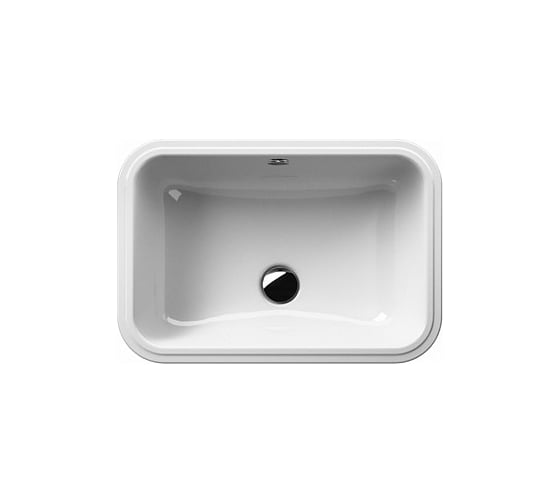 Раковина встраиваемая под столешницу GSI белая, 50x35 724711