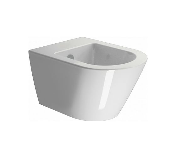Подвесное биде GSI KUBE X 50x36x28 см, белый глянцевый 9464111
