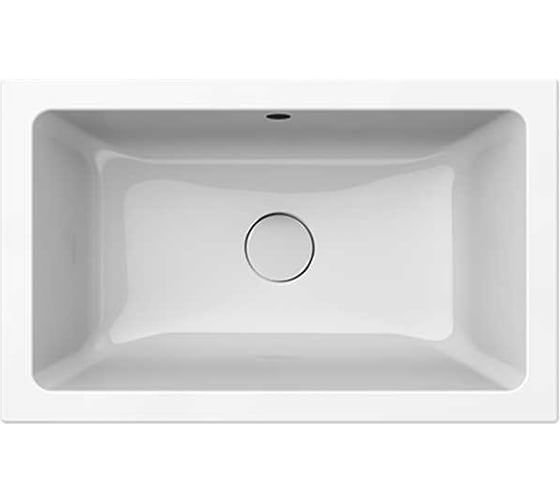 Раковина под столешницу GSI KUBE X с переливом, 60x37, белый 895311