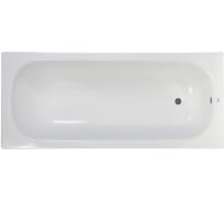Стальная ванна ВИЗ DONNA VANNA 140x70x40 см, с опорной подставкой, без ранта, белая орхидея DV-43901
