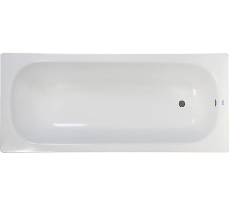 Стальная ванна ВИЗ DONNA VANNA 140x70x40 см, с опорной подставкой, без ранта, белая орхидея DV-43901