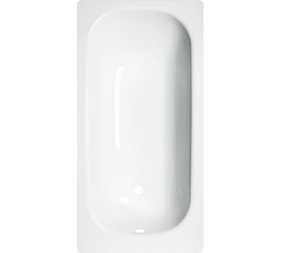 Стальная ванна ВИЗ REIMAR 150x70x40 см, с опорной подставкой, без ранта, белая орхидея R-54901