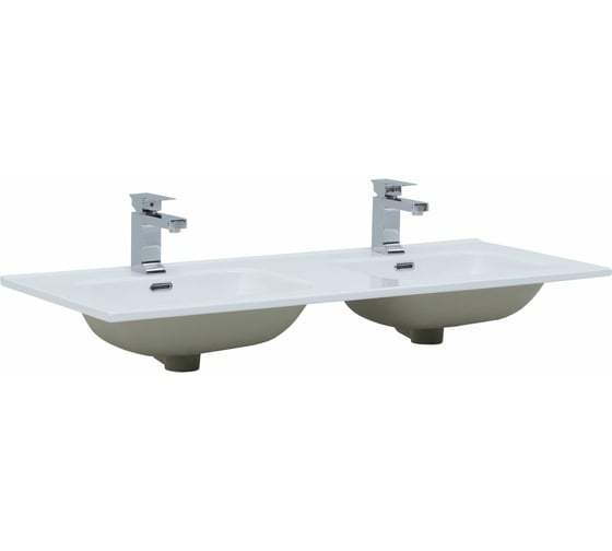 Раковина-столешница Aquanet Flat 120 двойная 00254367
