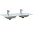 Раковина-столешница Aquanet Flat 120 двойная 00254367 4