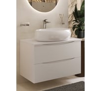 Тумба c раковиной подвесная с белой столешницей BOND T05805-S58600