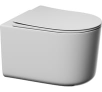 Унитаз ABBER Ultra подвесной белый с ультратонким ободком AC1302