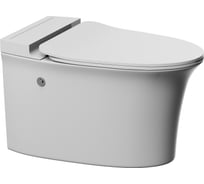 Унитаз ABBER Bequem подвесной белый с импульсным смывом AC1124P