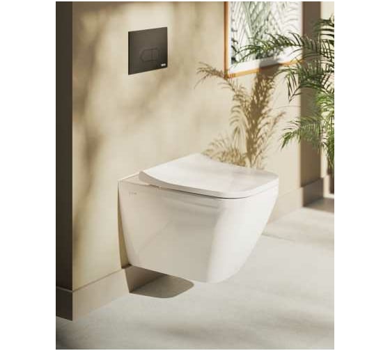 Подвесной унитаз Vitra Integra Square 54 см, безободковый7082B003-0075