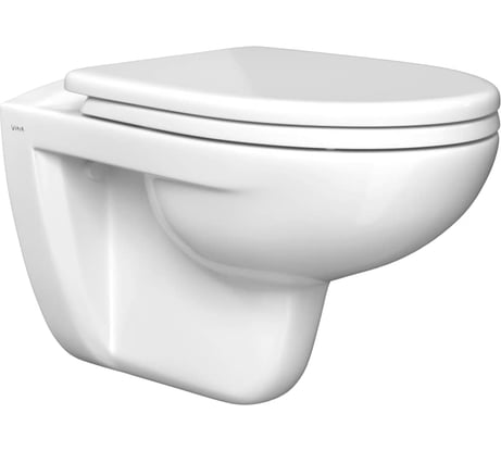Подвесной унитаз S10 Vitra SpinFlush безободковый 7855B003-0075