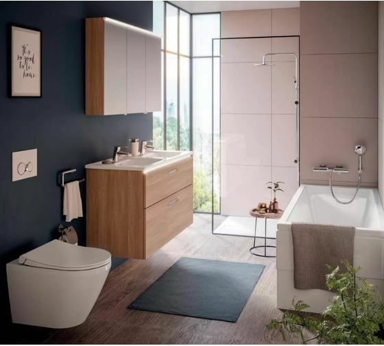 Подвесной унитаз Vitra Integra Round 54 см, безободковый 7041B003-0075