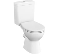 Комплект напольного безободкового унитаза Vitra S10 Open-Back с сиденьем микролифт 9822B003-7204