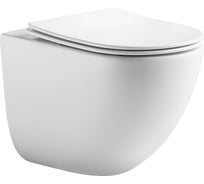 Унитаз подвесной Alcora Arte Tornado безободковый с сиденьем DPL, e-off, slim, lift, белый 936425