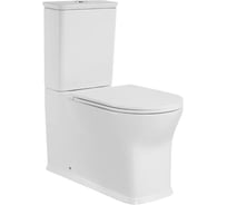 Напольный унитаз Santi Line безободковый, система смыва Tornado (сиденье микролифт) SL-5042