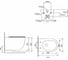 Унитаз подвесной безободковый Santi Line система смыва Tornado (белый матовый) SL-5002T-MW 2