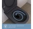 Комплект AM.PM MasterFit инсталляция для подвесного унитаза с клавишей ProC S, хром глянцевый + унитаз подвесной Long 525х360 безободковый, Vortex (Торнадо), Soft-Close, черный матовый, форма овал I012710.0251OV2140 15