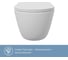 Комплект ALENTORI Инсталляция SISTEMA, панель смыва с круглыми кнопками, черный матовый + Унитаз подвесной Long 525х360 безободковый, Vortex (Торнадо), сиденье с микролифтом, белый матовый, форма овал ALS.SIS1101.MBOV2120 12