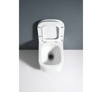 Унитаз подвесной Alcora Monte Tornado безободковый с сиденьем DPL, e-off, slim, lift, белый 3136395
